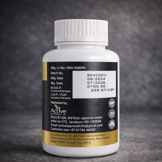 Active Ayurvedic Life – Best Ayurvedic Strength & Vitality Medicine for Men