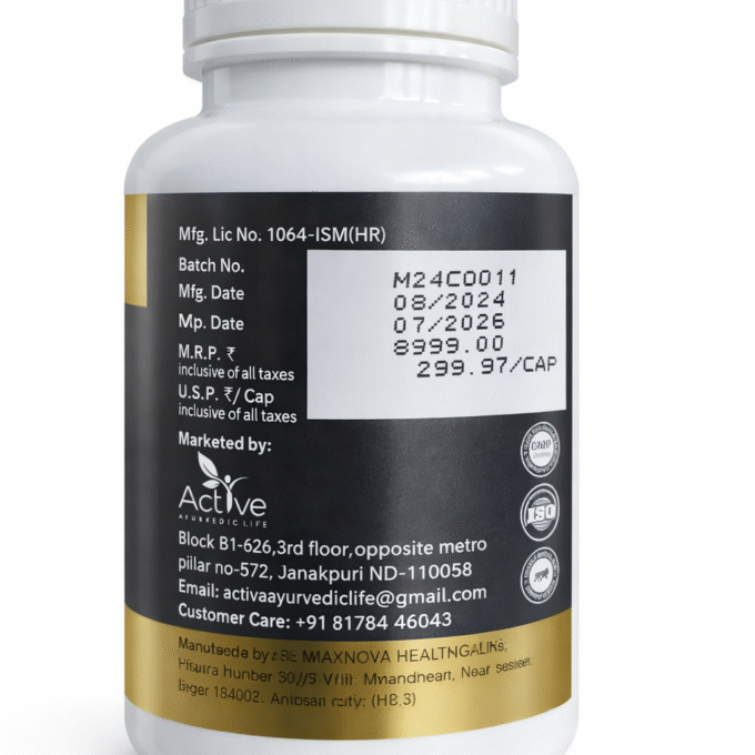 Active Ayurvedic Life – Best Ayurvedic Strength & Vitality Medicine for Men