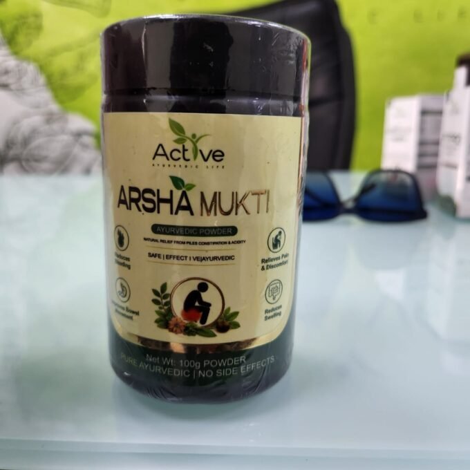 Active Arsha Mukti Ayurvedic Powder – 100g