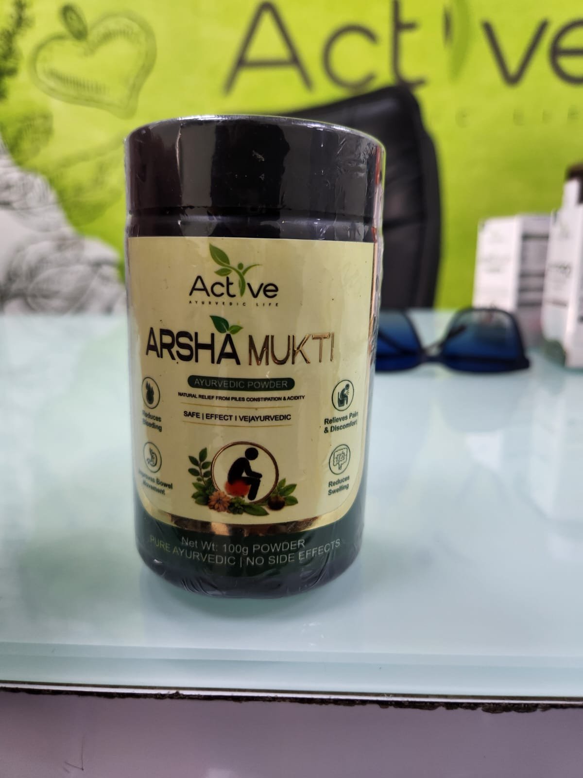 Active Arsha Mukti Ayurvedic Powder – 100g