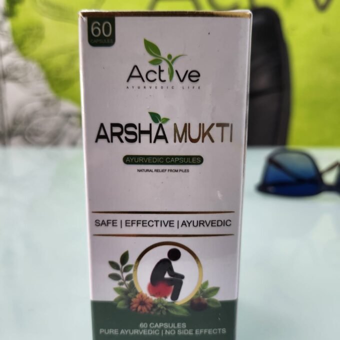 Active Arsha Mukti Ayurvedic Capsules – 60 Capsules